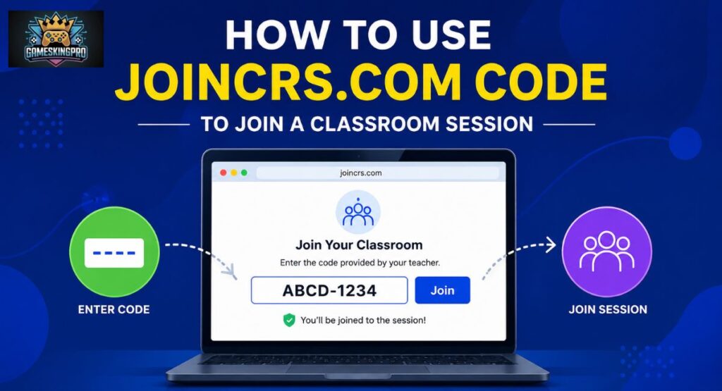 How to Use Joincrs.com Code to Join a Classroom Session